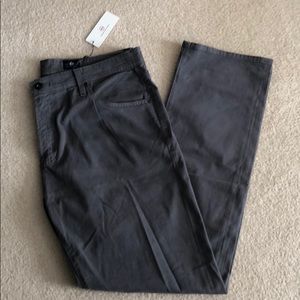 AG Ives athletic fit gray jeans